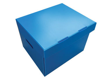 फ़ाइल संग्रहण फोल्डेबल पीपी नालीदार प्लास्टिक बॉक्स