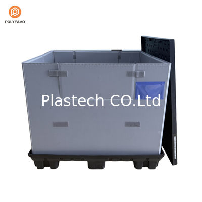 1200x1000x900mm स्टैकेबल एचडीपीई पारदर्शी प्लास्टिक स्लीव पैकेजिंग