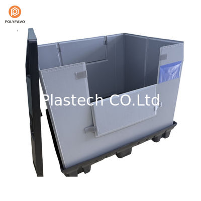 1200x1000x900mm स्टैकेबल एचडीपीई पारदर्शी प्लास्टिक स्लीव पैकेजिंग