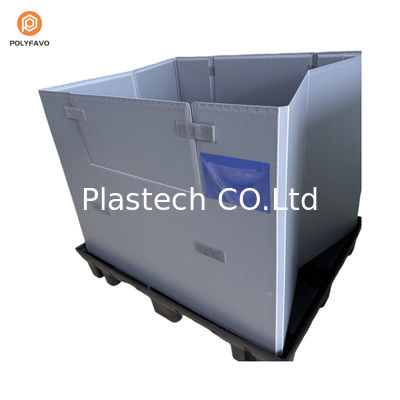 1200x1000x900mm स्टैकेबल एचडीपीई पारदर्शी प्लास्टिक स्लीव पैकेजिंग