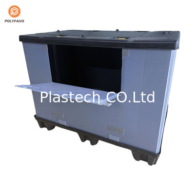 प्लास्टिक भंडारण अनुकूलित पैलेट आस्तीन बॉक्स ढह गया प्लास्टिक आस्तीन पैलेट बॉक्स
