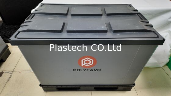 1200x800 मिमी भंडारण कंटेनर शिपिंग बॉक्स प्लास्टिक पैकेजिंग पैलेट आस्तीन बॉक्स तह टर्नओवर बॉक्स