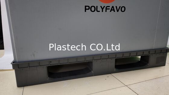 1200x800 मिमी भंडारण कंटेनर शिपिंग बॉक्स प्लास्टिक पैकेजिंग पैलेट आस्तीन बॉक्स तह टर्नओवर बॉक्स