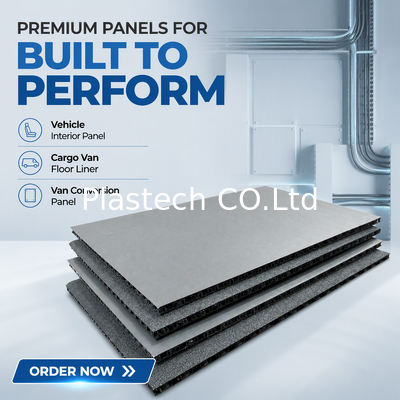 Customizable 4mm PP Honeycomb Sheet Cargo Van Side Wall Panel