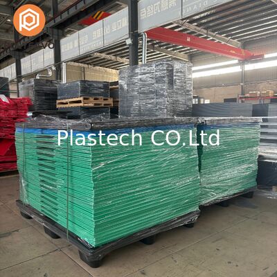 फोल्डेबल पैलेट बॉक्स 300kg डायनामिक 500kg स्टैटिक लोड, दीवार मोटाई 10mm 12mm, स्टैक करने योग्य भारी शुल्क जलरोधक तह