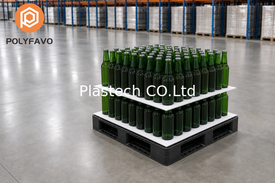Wine Bottle Divider Tray for Liquor Packaging, Cellular Polypropylene Sheet Insert, PP Hollow Board Bottle Tray Lightweight